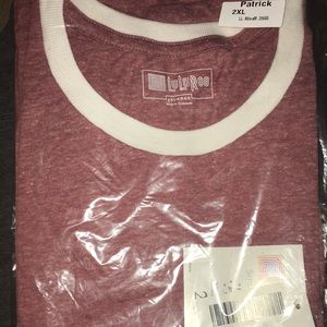 2XL LuLaRoe Patrick Rose color NWT